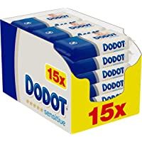 Los mejores  - Dodot Toallitas Sensitive para Bebé- 810 Toallitas- 15 Paquete (15x54)- Óptima Protección para la Piel de Dodot